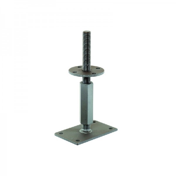 Pitzl Pfostenträger - Rechts/Links Gewinde 10921.1100 - verstellbar 167-232mm ZiNiP