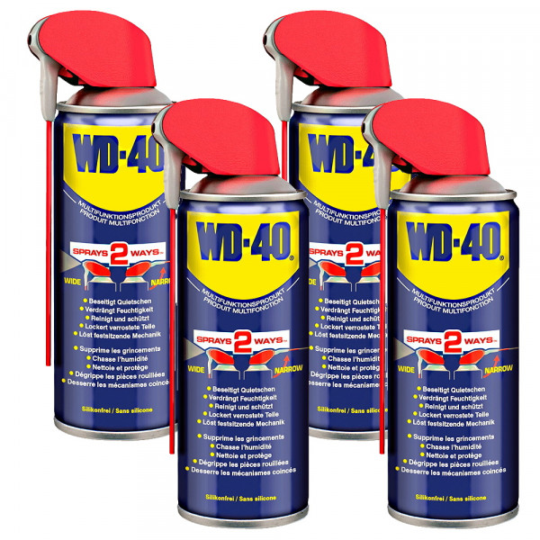 WD-40 Multifunktionsöl Smart Straw 4er Pack - 4 Stück - Spray - Rostlöser