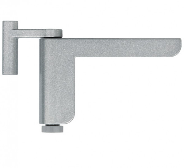 Abus Türschließer 2603 - silber - DIN rechts/links - kein Bohren/Schrauben
