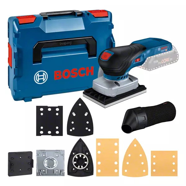 Bosch Akku-Schwingschleifer GSS 18V-13 - 18V - diverse Schleifplatten - in L-BOXX