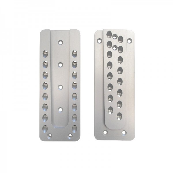 Pitzl Verbinder HVP 88322.0000 - für 44 Schrauben aus eloxiertem Aluminium