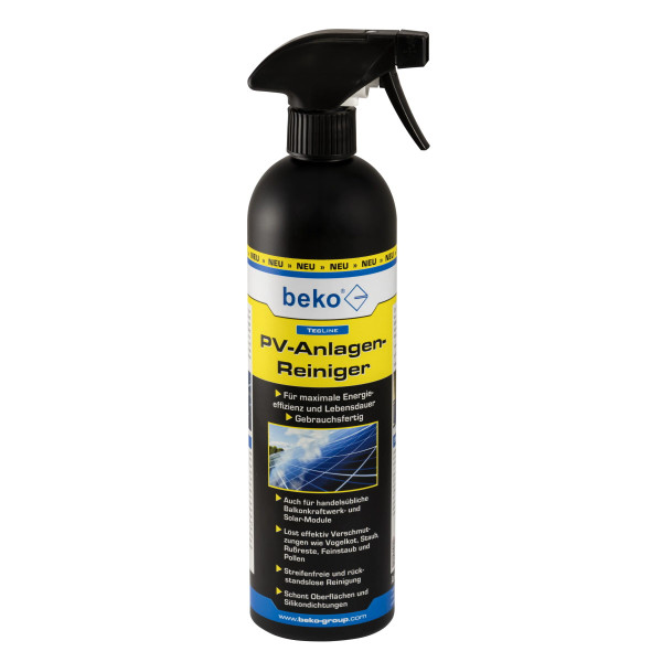 Beko TecLine PV-Anlagen-Reiniger - für Solar- und PV Anlagen - 750ml - 299680750