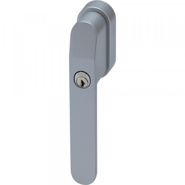 Abus Abschließbarer Fenstergriff FG400 S mit Druckzylinder - silber - AL0125