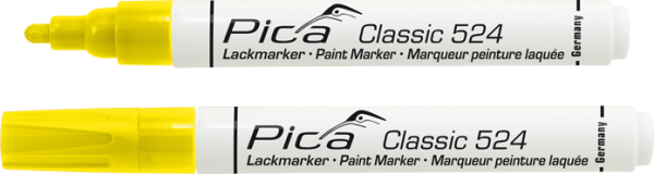 Pica Classic - Industrie Lackmarker - gelb - 524/44