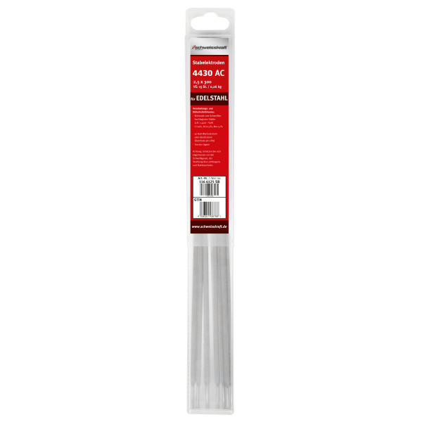 Schweißkraft Stabelektroden 4430 AC 2,5 x 300 mm - 15 Stück - 1166125SB