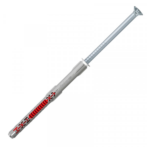 Fischer Langschaftdübel duoxpand 8 x 100 T Senkkopfschraube - 1 Stück - 562150