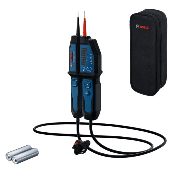 Bosch Spannungsprüfer elektrisches Prüfgerät GVT 1000-15 - inkl. Tasche