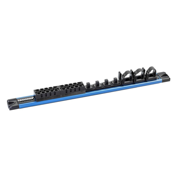 Gedore Steckleiste für Bits und Stecknüsse - magnetisch - 10 Steckplätze - leer