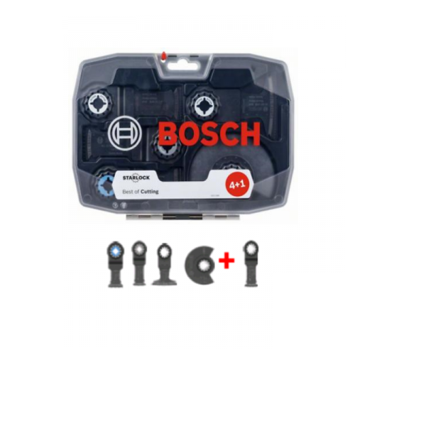 Bosch Starlock Set Best of Cutting - 5-teilig - im Koffer Mini L-BOXX für GOP