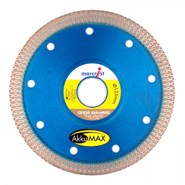 Marcrist CK 850 AkkuMAX Diamanttrennscheibe - 125mm - für Fliesen
