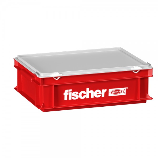 Fischer Handwerker Koffer - Transportbox - Aufbewahrungsbox klein aus Kunststoff