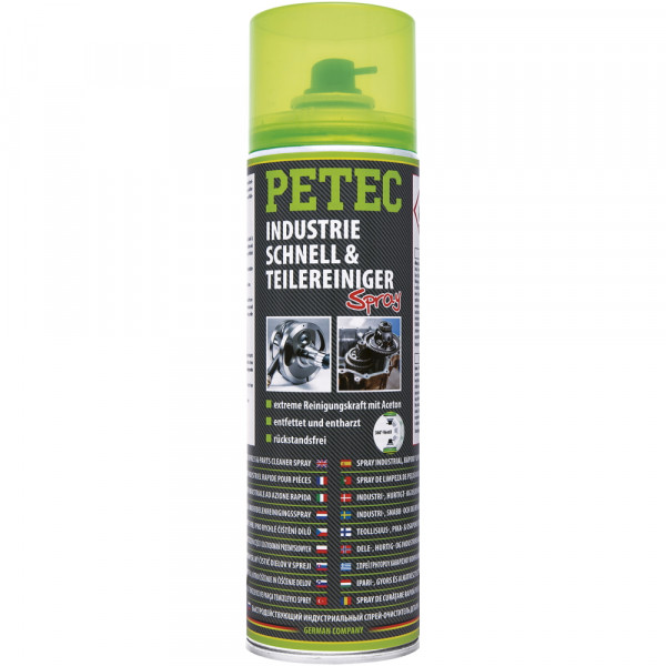 Petec 71750 Industrie Schnell- und Teilereiniger - 500ml Dose - mit Aceton
