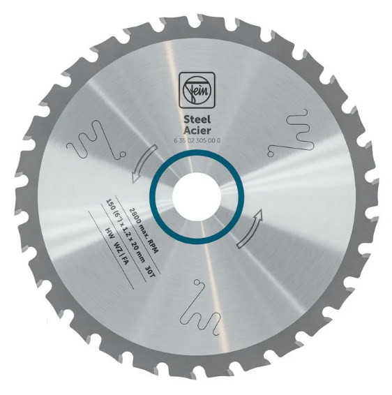 Fein Sägeblatt für Handkreissäge - für Stahl - 150mm - F-IRON Cut - 63502305000