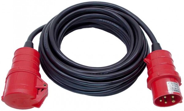 Brennenstuhl CEE Verlängerungskabel IP44 30m schwarz H07RN-F 5G1,5 5-polig