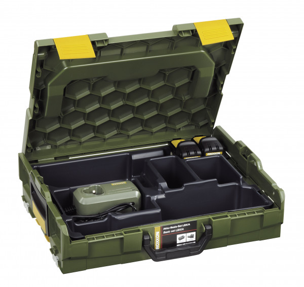 Proxxon Akku Basis Set LBX/A - in der L-BOXX - 2 Akkus - Ladegerät - 29900