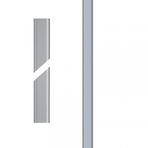 Abus Stangenset Nr. 1 für FOS 550 - FOS 650 - FSA in silber - 1S - 75cm/75cm