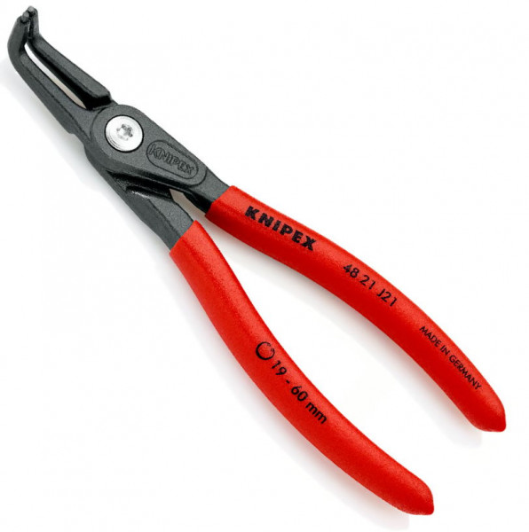 Knipex Präzisions-Sicherungsringzange - 4921A21 - 165mm - Außenringe auf Wellen