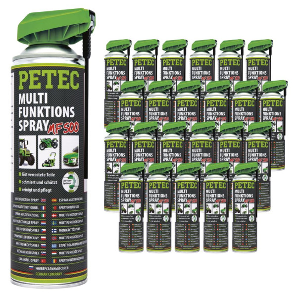 Petec Multifunktions-Spray 360 Grad Sprühkopf Set - 24 Stück - 71250