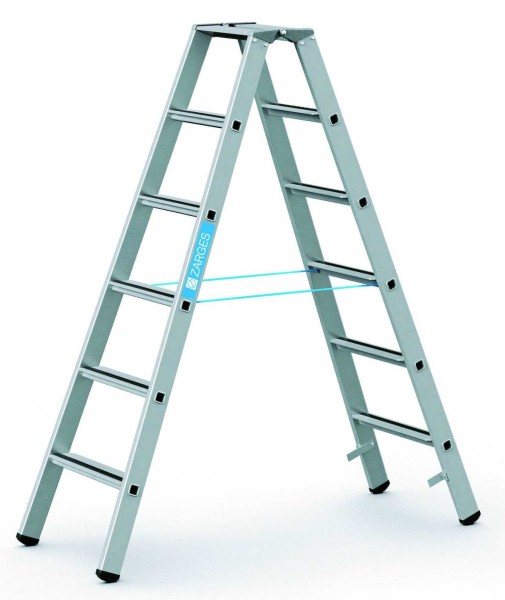 Zarges Stehleiter - 6 Sprossen - Leiterhöhe 1,58 Meter - Saferstep B - 41306