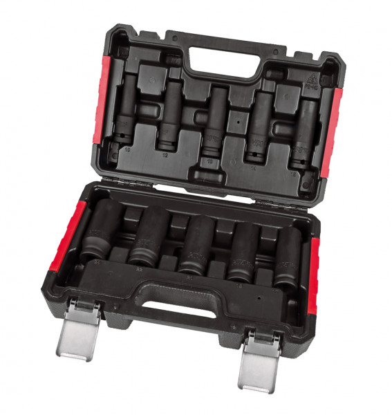 HM Müllner Kraft-Steckschlüsseleinsatz-Set - T23A-P - 10-tlg. - 1/2“ - 78mm lang