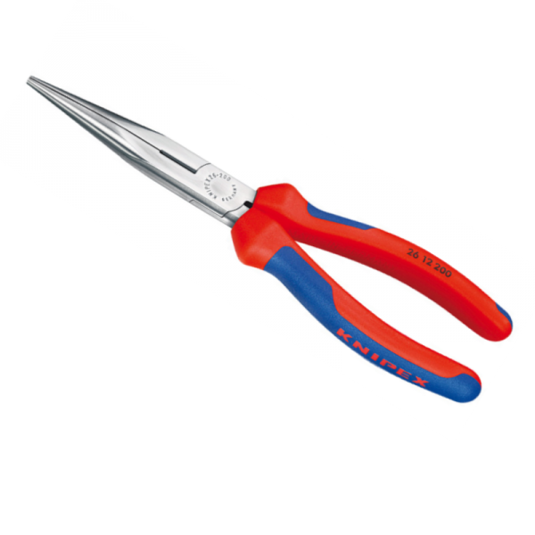Knipex 2612200 Flachrundzange mit Mehrkomponenten Hüllen 200mm