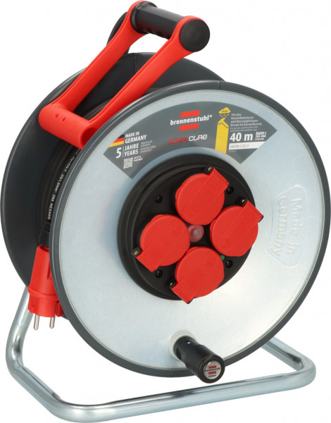 Brennenstuhl SteelCore Kabeltrommel SC 4100 - IP44 - 40m - 230V - 9191400110