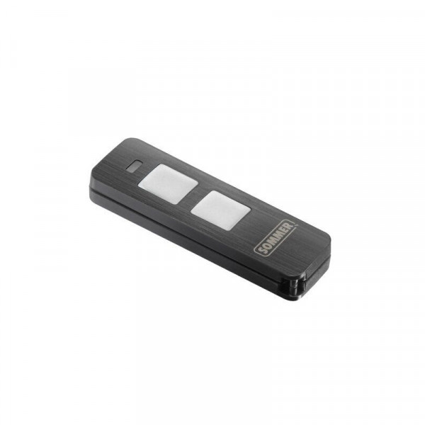 Sommer Handsender Pearl Twin+ - schwarz - große Tasten - 2 Befehl - S11925