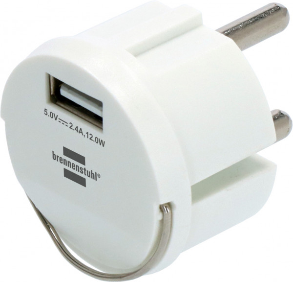 Brennenstuhl USB Steckdosenadapter - IP44 - 2,4A - 1508110
