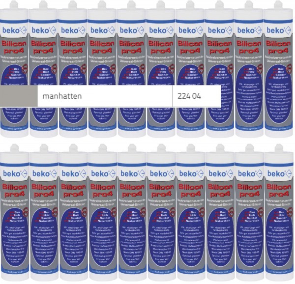 Beko 20x pro4 Premium-Silicon 310ml - 1 Karton - manhattan