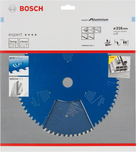Bosch Sägeblatt Kreissägeblatt EXPERT FOR Aluminium - Ø 216mm - 254mm