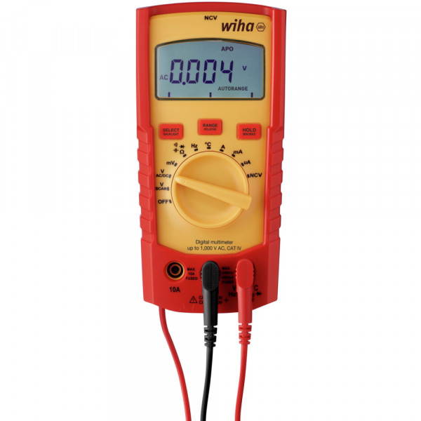 Wiha Digitales Multimeter - bis 1000 V AC - CAT IV - Relativwertmessung - 45215