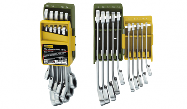 Proxxon MicroSpeeder-Satz im Klapphalter - 8-19 mm. 10-teilig - 23126