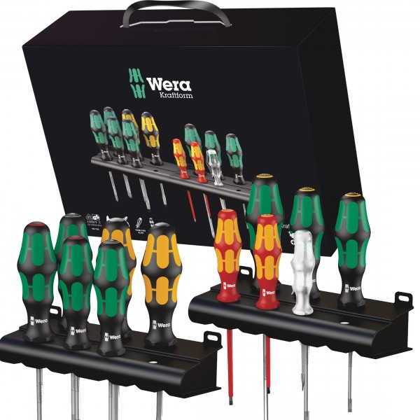 Wera Kraftform Schraubendreher Big Pack XXL 2 - TX 12 teilig + 2 x Rack