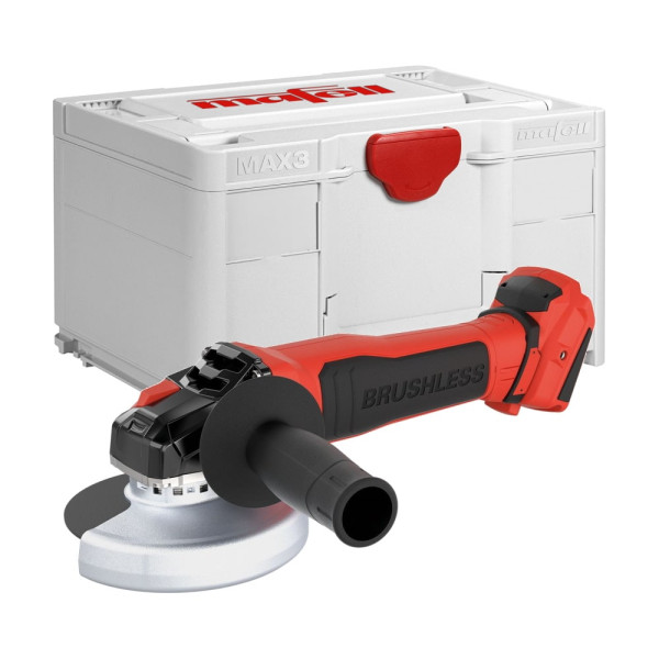Mafell Akku Winkelschleifer WS 125-18 PURE im MAX3 Koffer - inkl. 1 Trennscheibe