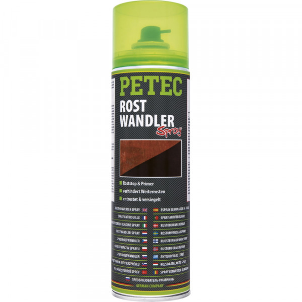 Petec 70040 Rostwandler Rostumwandler - 500ml Dose - 360 Grad Sprühkopf