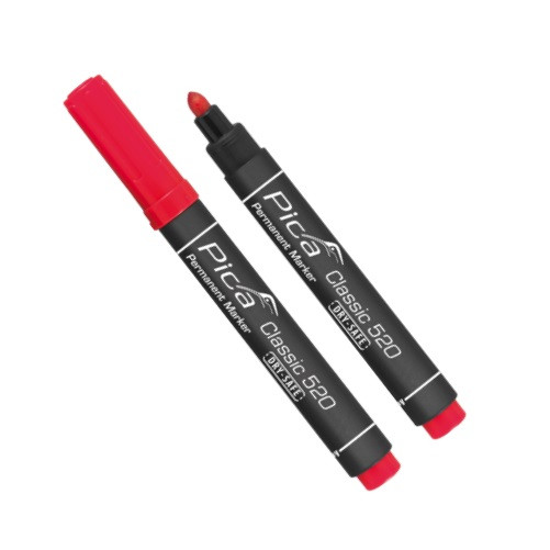 Pica Classic - Permanent Marker - wasserfest - rot - 520/40