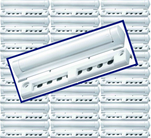Siegenia 25x Aeromat Mini Standard inkl. Drehverschluss - weiß - für alle Fenster