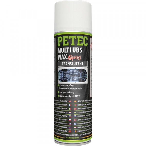 Petec 73450 Multi UBS Wax - 500ml - Spraydose - transparent