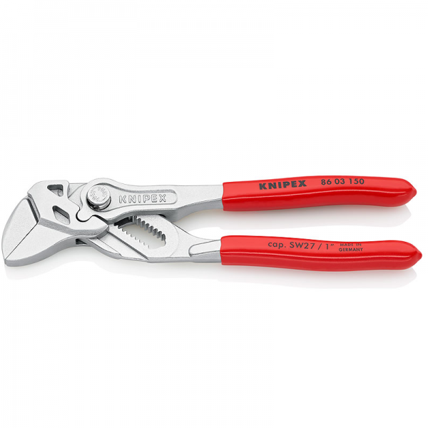 Knipex 86 03 Zangenschlüssel - 150mm - Zange Schlüssel vernickelt