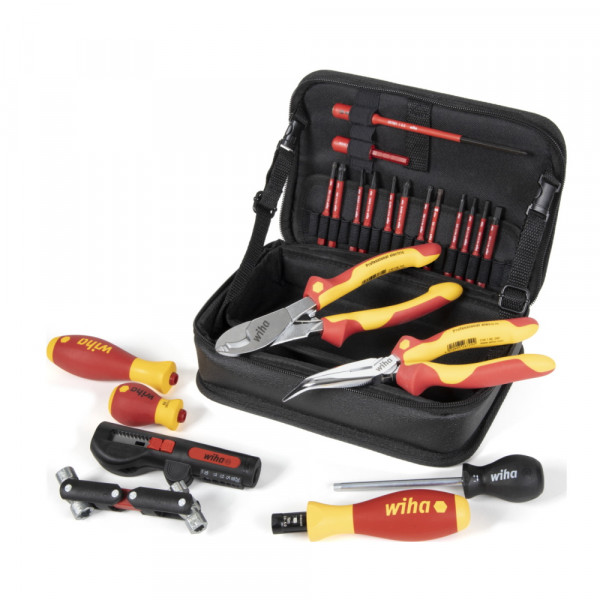 Wiha Werkzeug Set Wallbox - Installation - VDE - 23 teilig - inkl Tasche - 45289