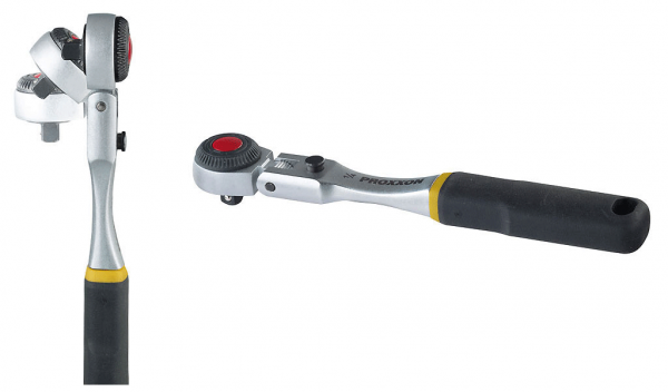 Proxxon Standard-Ratsche 1/4" - mit flexiblem Kopf - 23074