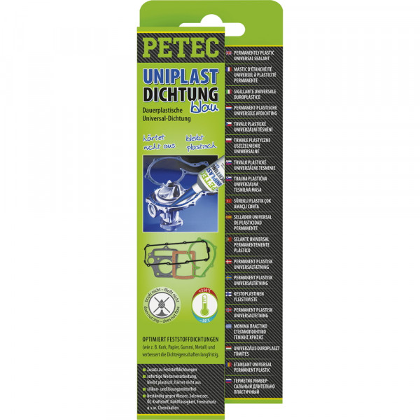Petec 97510 Dauerplastische Universaldichtung UNIPLAST blau - 80ml Tube