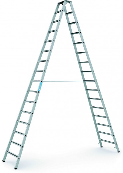 Zarges Stehleiter - 16 Sprossen - Leiterhöhe 4,21 Meter - Saferstep B - 41316