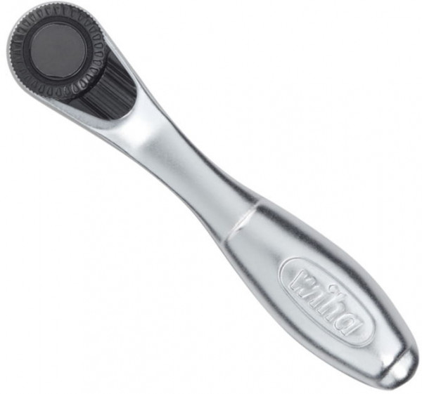 Wiha Bit-Ratsche mit Daumenrad - 90mm - 1/4" - 36931