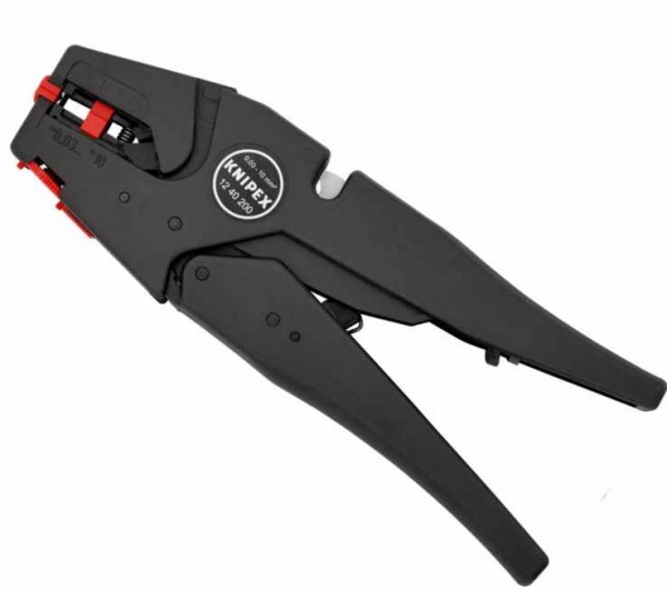 Knipex Selbsteinstellende Abisolierzange 12 40 200 - 200mm - bis 6mm Ø