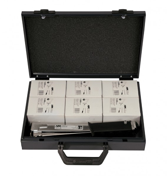 HM Müllner Hammertacker Set Professonal + Koffer + 30.000 Tacker 9mm