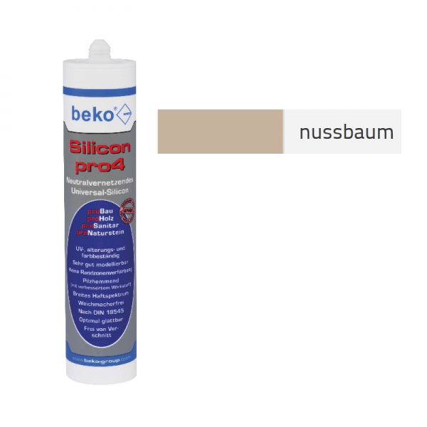 Beko pro4 Premium-Silicon 310ml - nussbaum