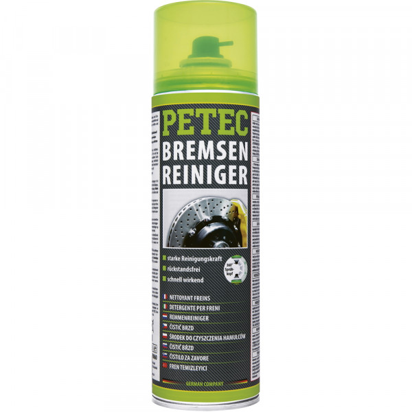 Petec 70060 Bremsenreiniger - 500ml Dose - acetonfrei - wirkt schnell