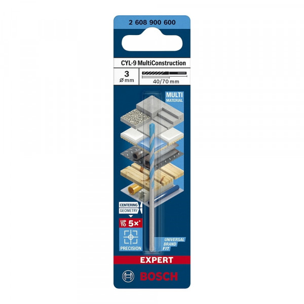 Bosch Bohrer Schlagbohrer EXPERT CYL-9 Multiconstruction - Beton - Ø 3 - 14 mm