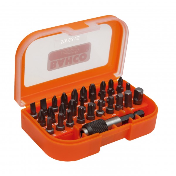BAHCO 59S31B Bitsatz 31-teilig mit Bithalter 